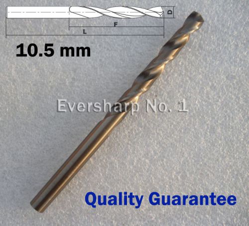 Lot 1pcs cobalt drill bit m35 hss twist drill 10.5mm(.4134&#034;) for stainless steel for sale