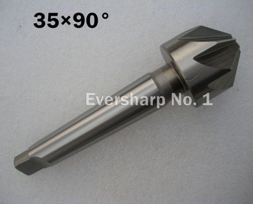 New 1pcs hss 8flute dia 35mm 90 degree taper shank countersinks drill cutter for sale