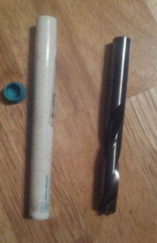 1/2&#034; SOLID CARBIDE DRILL JOBBER LENGTH MADE IN USA  NEW no box