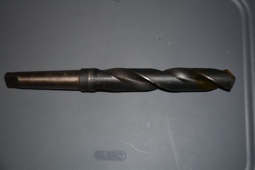 taper shank drill bit 1 29/64&#034; morse 4 mt 2 flute RED SHEILD MADE IN USA