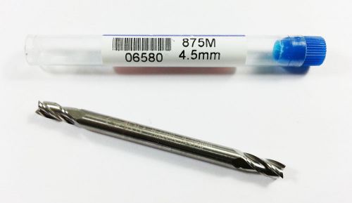 4.5mm garr carbide 06580 double ended  4 flute end mill (m233) for sale
