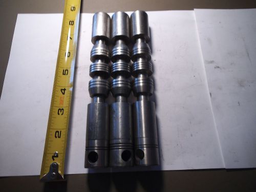 LOT OF (3)  hydraulic valve spools - USED