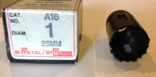 Morse Bi-Metal Hole Saw 1 Diam. 25 MM - The Real McCoy TA16