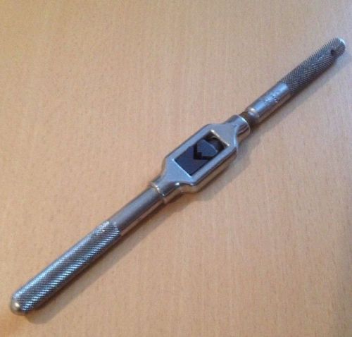 VINTAGE BLUEPOINT MACHINIST ADJUSTABLE HANDLE TAP/REAMER WRENCH FOR TAPS 0&#034;-1/2&#034;