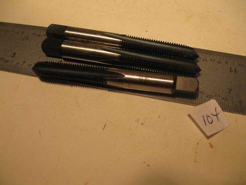 3 pc m8 x 1 north american d-7 hss 4 flute plug black coating (104) for sale