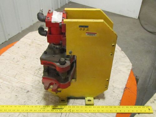 Custom Bench Mount Hydraulic Punch Press 19 ga Aluminum 2-1/2 &#034; Radius Corner