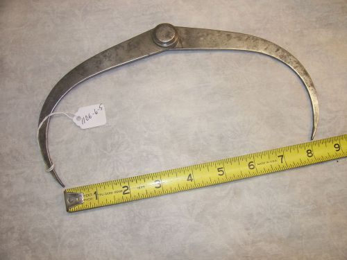Calipers, Vintage 8&#034; Outside Machinist Inspection Calipers with Nice old Patina