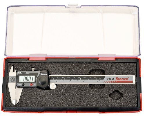 Starrett 799a-6/150 digital caliper  stainless steel  battery powered  inch/metr for sale
