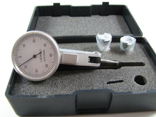 Dial test indicator 0.008&#034; white face .0001&#034; for sale