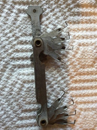 Vintage kastar inspection gauge geeler gage spark plug gap adjustment tool for sale