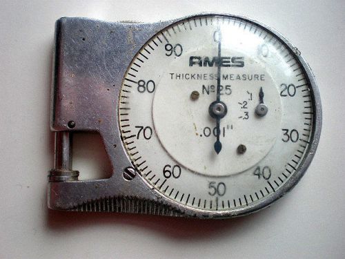 AMES Thickness Pocket Measure Gauge #25 Machinist Tool