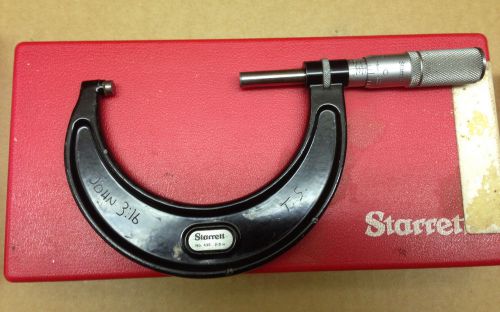 Starrett - 68015 - Mechanical Outside Micrometer | Measurements Min 2&#034; Max 3&#034;