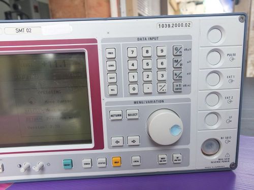 Rohde &amp; Schwarz SMT02 Signal Generator, 5KHz-1.5GHz Without Calibrated sn:xx