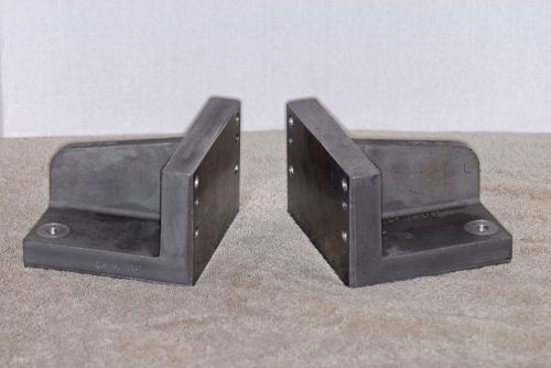 Cast aluminum precision angle plate 4&#034; x 6&#034; x 5 1/2&#034;  matched pair for sale