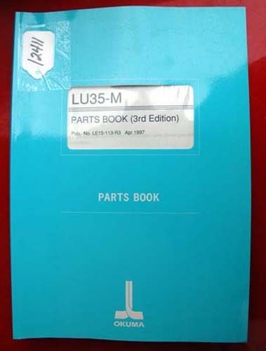 Okuma LU35-M Parts Book: LE15-113-R3 (Inv.12411)