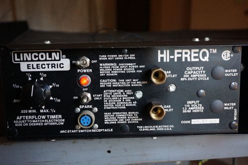 Lincoln high freqeency generator box for tig welding applications for sale