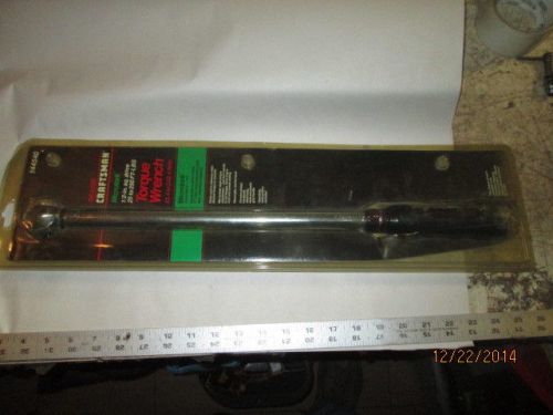 MACHINIST TOOLS LATHE MILL Craftsman 1/2&#034; Drive 25 - 250 FT LBS Torque Wrench