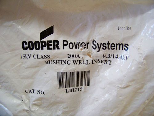 Cooper Power Systems LBI215 15kv 200A 8.3/14.4 kv Bushing Well Insert New
