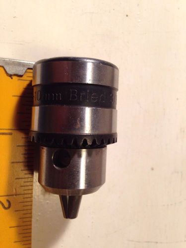 Vintage bried 1-10mm drill press chuck! 3/8-24 thread!  great condition ! for sale