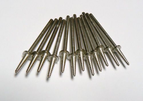 Tapered threaded mandrel screw thread arbor 3/32&#034; 1 dz for sale