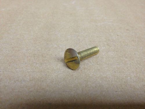 Lot of 49 brass carraige bolts 1/4&#034;, #20 thread - new!! for sale