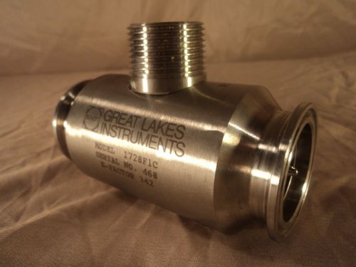 Great lakes turbine flowmeter 316 ss 1-1/2&#039;&#039; sanitary flow meter high quality! for sale