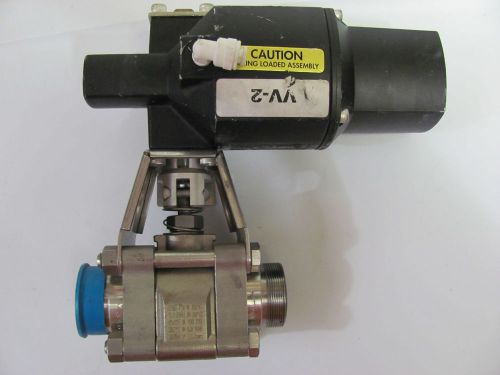 Swagelok whitey 200 psi pneumatic actuator 133 sr with valve ss-65tvc016 2200 for sale