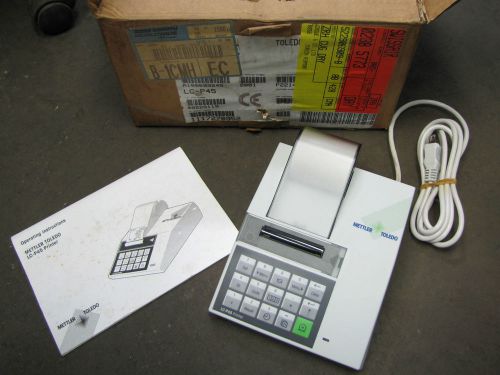 Mettler toledo weight indicator dot matrix scale printer lc-p45 lcp45 new for sale