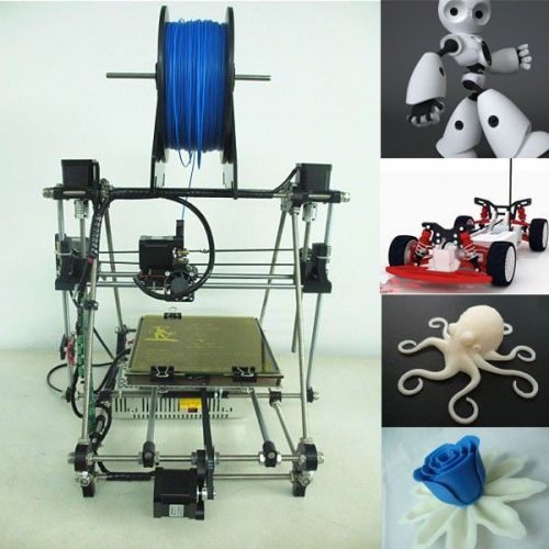 3d printer reprap prusa mendel replicator machine pla/abs fully assembled kit #1 for sale