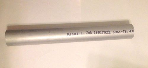 4&#034; x .065 wall aluminum tube - round 6061-t6  seamless 30&#034; long  4 inch od for sale