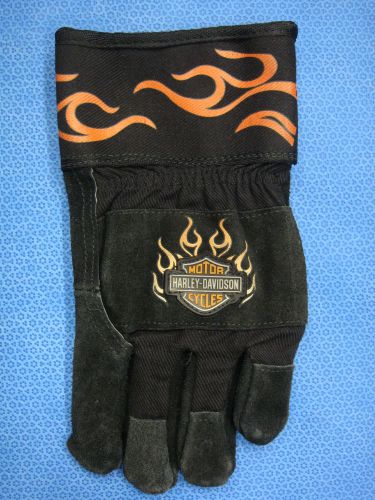 H-D Flame Print Ladies Welding Gloves