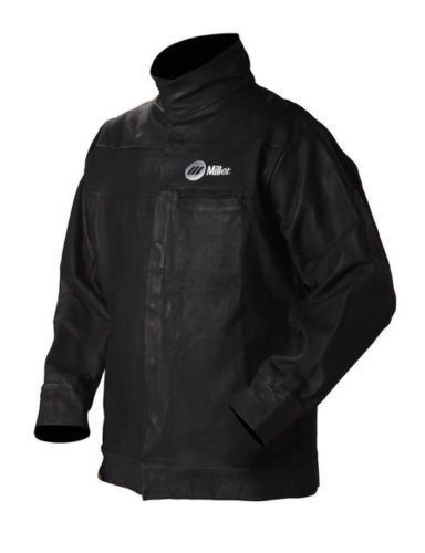Miller leather welding jacket size xl for sale