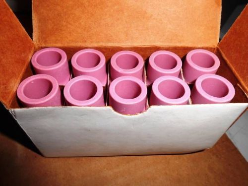 LOT OF 10 10N47 CERAMIC CUPS GAS LENS NEW