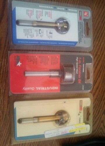 set of 3 router bits