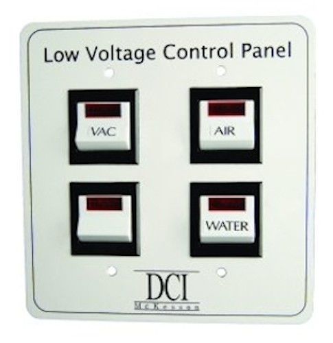 New dci low voltage quad switch control panel for dental vacuum / air / water for sale