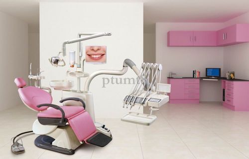 Dental Unit Chair FDA CE Approved F6 Model Controlled Integral with hard leather