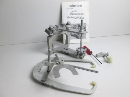 WhipMix Semi-Adjustable Dental Lab Articulator with Facebow and Biteplate