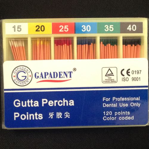 240 Pcs 15# Gutta Percha Points Refill Protaper Obturation Files HOT SALE NEW
