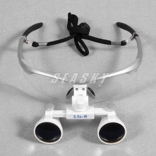 Colorful Silver Dental Glasses Loupes 3.5x420mm Surgical Binocular 2015 Newest