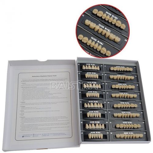 Fda 1 box dental synthetic resin false/fake teeth t6-a3 ce for sale