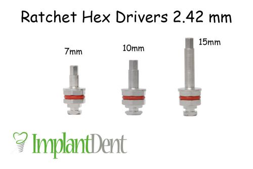 3ps hex drivers 2.4mm.dental implant,abutments. instruments. free ship, 63$ !!! for sale