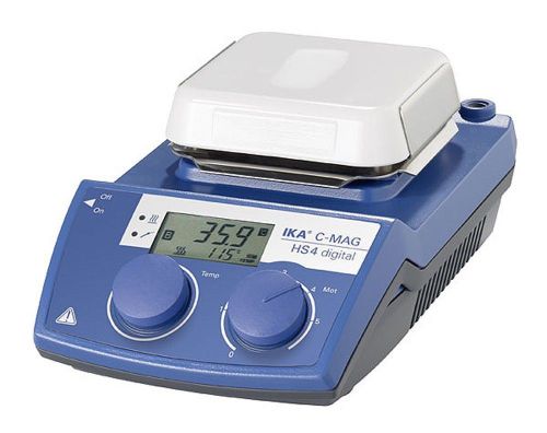 NEW ! IKA C-MAG IKAMAG HS4 Digital Hotplate Stirrer, 1500rpm - 500°C, 4240201