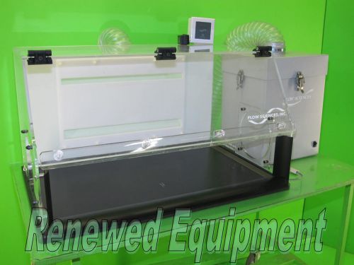 Flow sciences fs2015bkfva vented 3&#039; balance hood with alarm &amp; blower #83 for sale