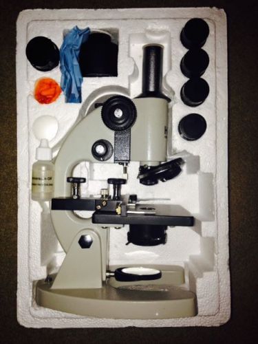 LAB PAQ 600x Microscope with Oil Immersion Lens (1500x with Oil Immersion)