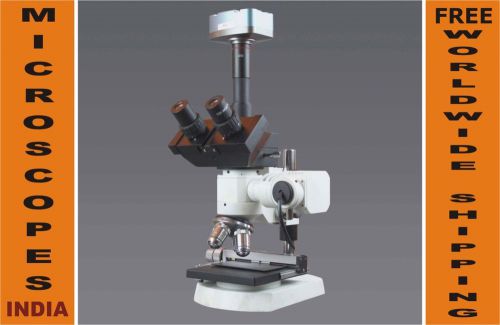 600x trinocular metallurgy microscope w xy stage 3mp camera measuring software for sale