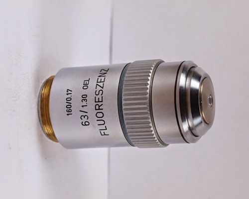 LEITZ FLUORESZENZ 63x /1.30 OIL 160mm TL Microscope Objective