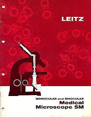 Three leitz sm / sm-lux microscope catalogs on disk in pdf file format for sale