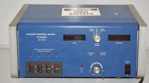 INTEGRATED SEPARATION SYSTEMS ISS 1500 ELECTROPHORESIS POWER SUPPLY ENPROTECH