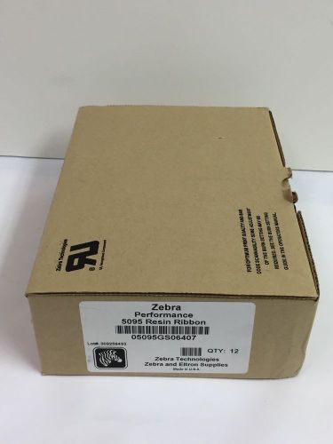 Zebra 5095 Performance Resin Ink Ribbon - Box of 12