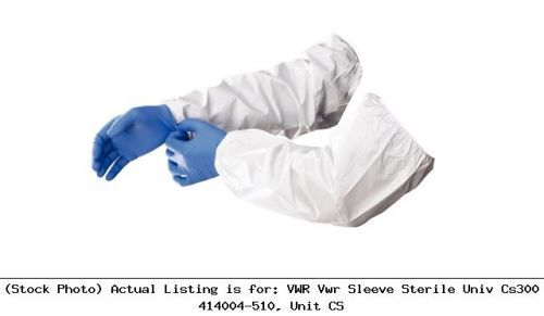 Vwr vwr sleeve sterile univ cs300 414004-510, unit cs lab safety unit for sale